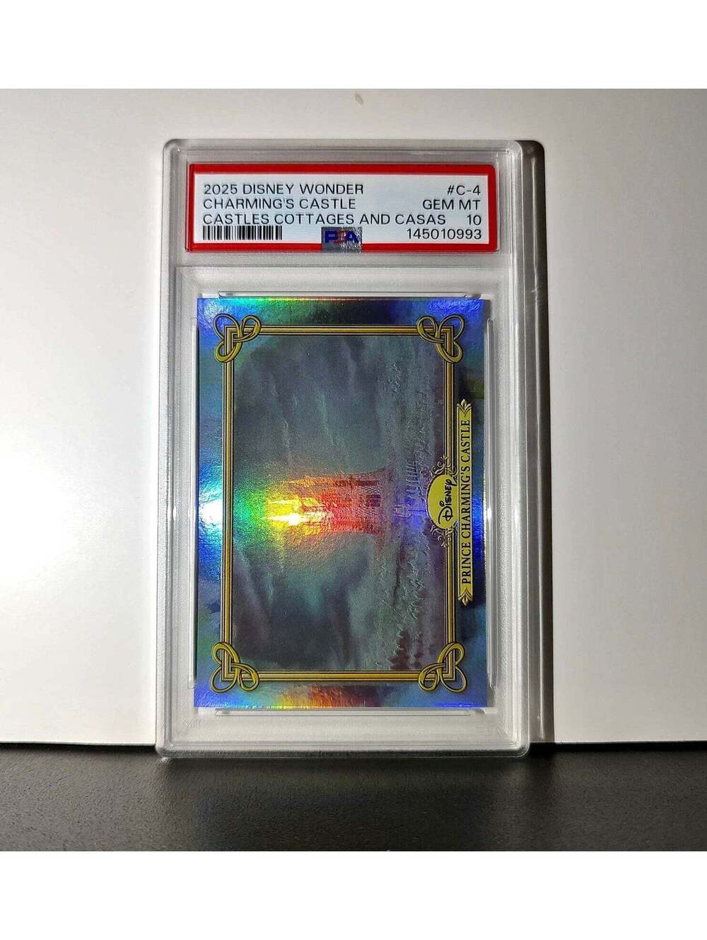 Prince Charming's Castle 2025 Topps Disney #C-4 Card Cinderella PSA 10